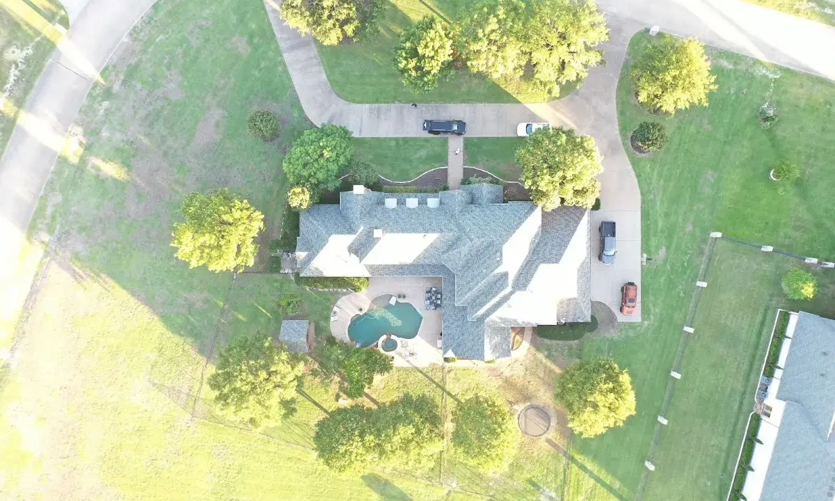 New shingle roof installation on a home in Charlottesville